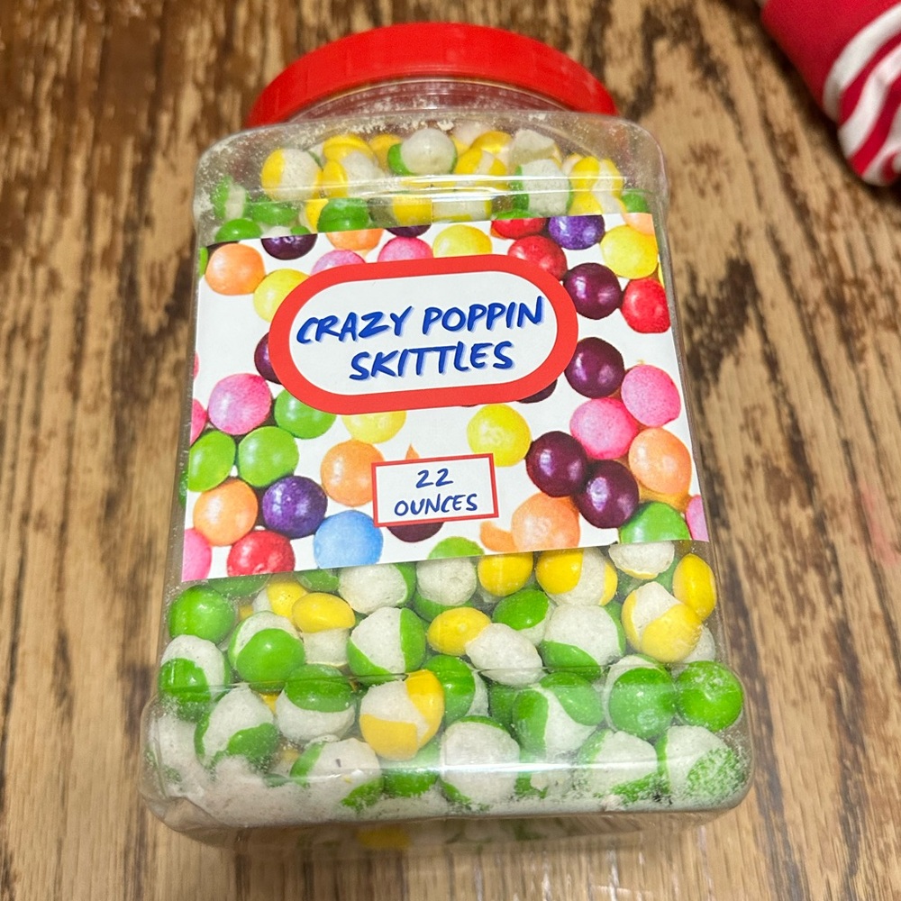 Freeze Dried Skittles Green and Yellow
